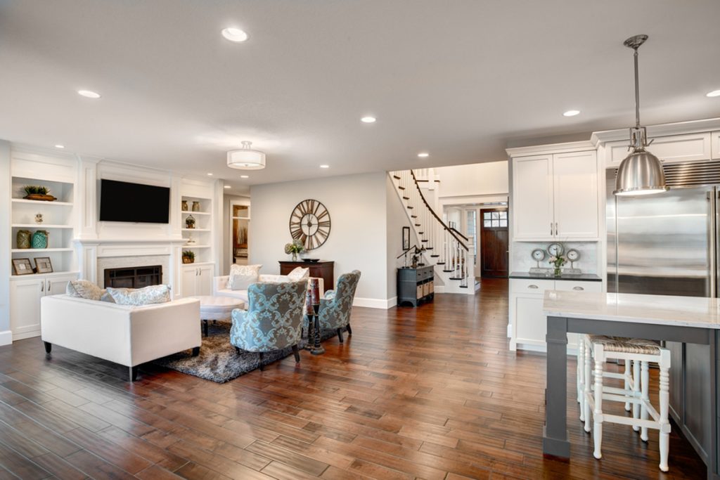 Hardwood Floors in Kitchen