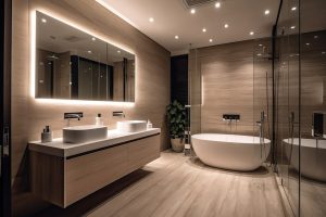 Engineered Hardwood in Bathrooms