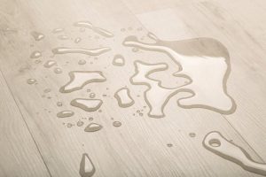 moisture on hardwood floor