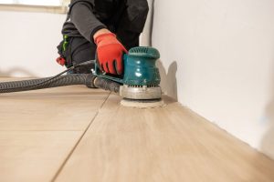 wooden floor polishing