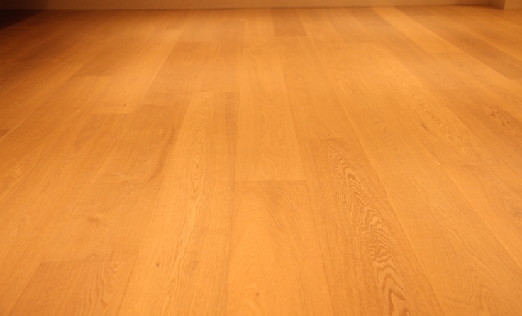 Wide Plank Hardwood Flooring Installed In Burnaby House