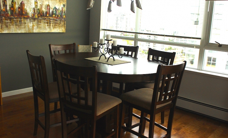 Hardwood floors in Dining room | BC FLOORS Portfolio