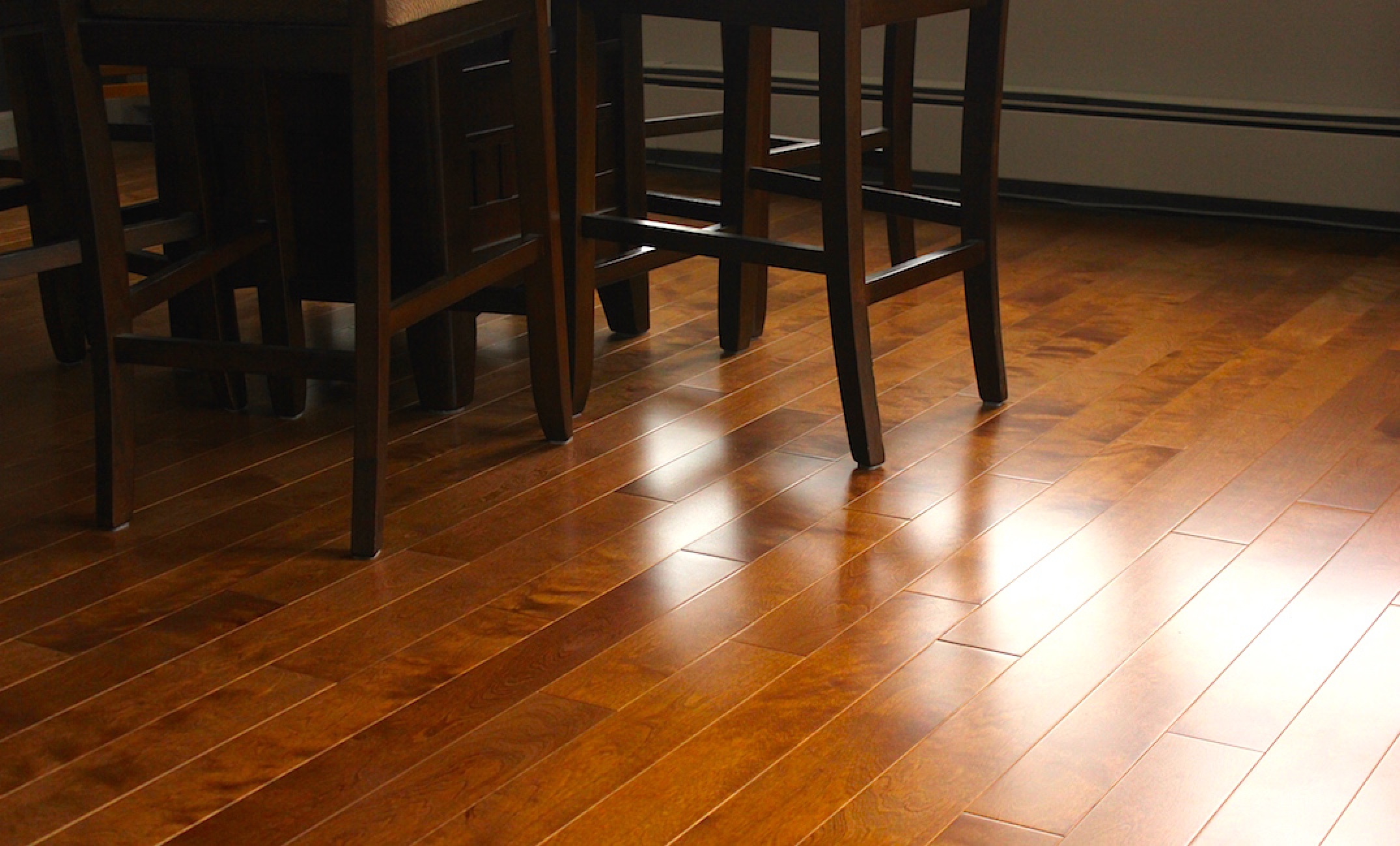 Hardwood floors in Dining room | BC FLOORS Portfolio